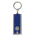 Key Ring, LED Flashlight - Blue